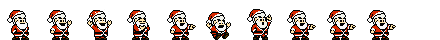 Dr. Light (Santa Alt) | Base Sprite Right