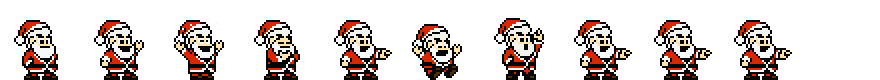 Dr. Light (Santa Alt) | Base Sprite Right