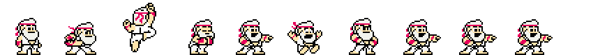 Dr. Light (Martial Artist Alt) | Base Sprite Right