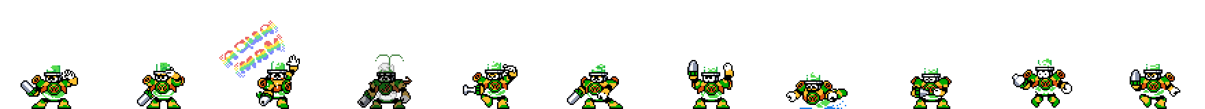 Aqua Man (Toxic Alt) | Base Sprite Left