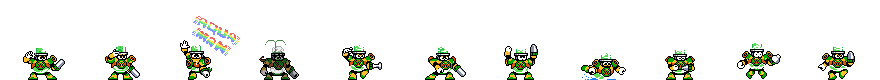 Aqua Man (Toxic Alt) | Base Sprite Right