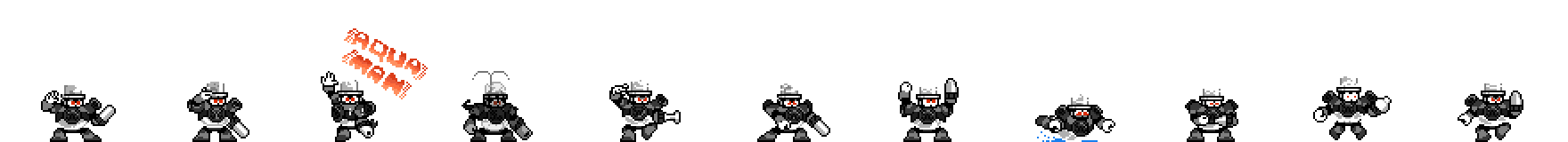 Aqua Man (Darkness Alt) | Base Sprite Right