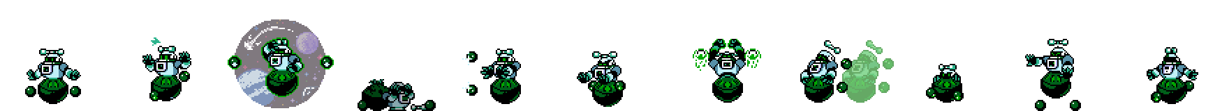 Astro Man (Weapon Alt 2) | Base Sprite Left