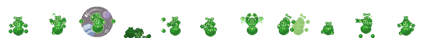 Astro Man (Copy Vision Alt) | Base Sprite Left