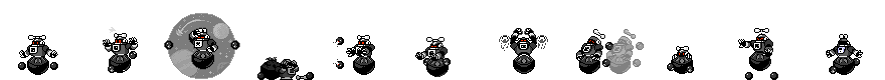 Astro Man (Darkness Alt) | Base Sprite Left