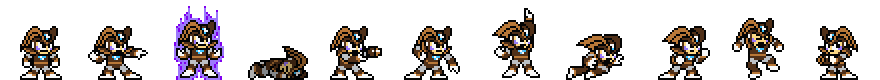 Bass (Earth Core) | Base Sprite Right