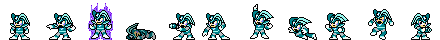 Bass (Freeze Core) | Base Sprite Left