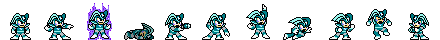 Bass (Freeze Core) | Base Sprite Right