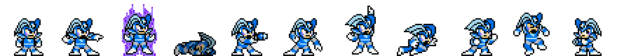 Bass (Water Core) | Base Sprite Right