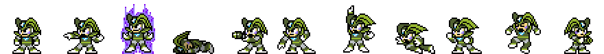 Bass (Wind Core) | Base Sprite Left