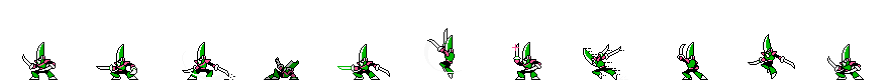 Blade Man (Kusanagi Alt) | Base Sprite Left