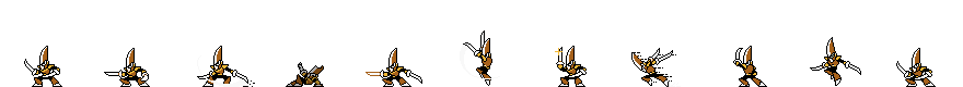 Blade Man (One True Blade Alt) | Base Sprite Left