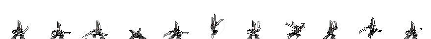 Blade Man (Darkness Alt) | Base Sprite Right