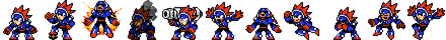 Blast Man | Base Sprite Left