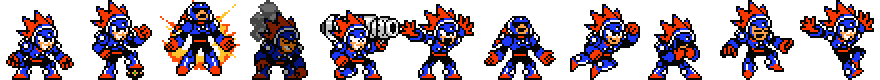 Blast Man | Base Sprite Right