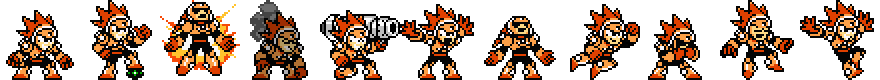 Blast Man (Demolition Alt) | Base Sprite Right