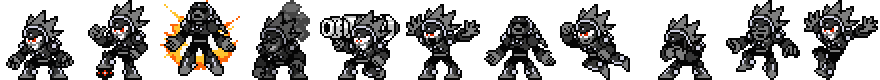 Blast Man (Darkness Alt) | Base Sprite Left