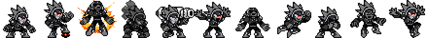 Blast Man (Darkness Alt) | Base Sprite Right