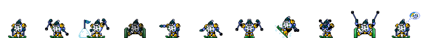 Blizzard Man (Summer Alt) | Base Sprite Left