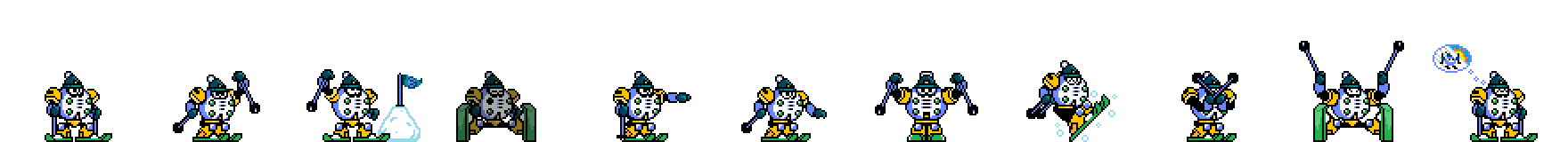 Blizzard Man (Summer Alt) | Base Sprite Right