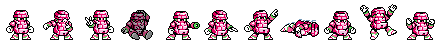 Block Man (Rhodonite Alt) | Base Sprite Right