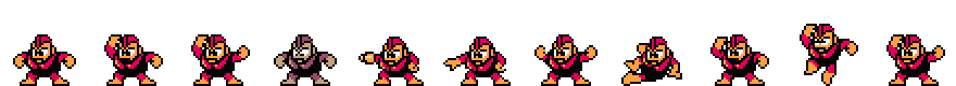 Bomb Man (Prototype Alt) | Base Sprite Left