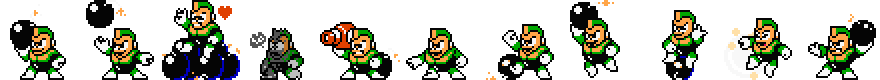 Bomb Man (Weapon Alt) | Base Sprite Left