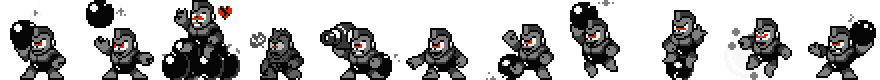 Bomb Man (Darkness Alt) | Base Sprite Left