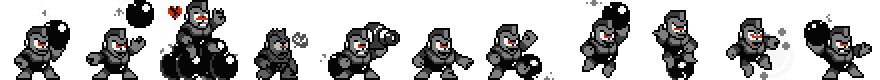 Bomb Man (Darkness Alt) | Base Sprite Right