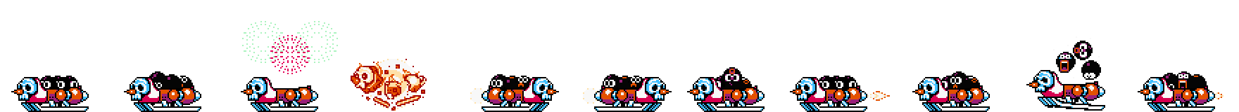 Bomb Sleigh (3rd Generation) | Base Sprite Left