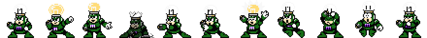 Bright Man (Green Alt) | Base Sprite Left