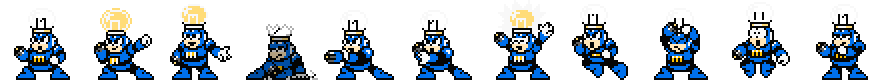 Bright Man (Flash Man Alt) | Base Sprite Left