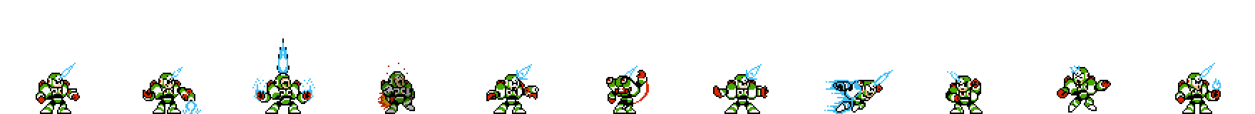 Burner Man (Blue Flame Alt) | Base Sprite Right