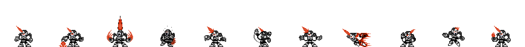 Burner Man (Darkness Alt) | Base Sprite Left
