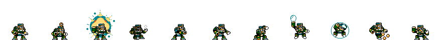 Burst Man (Algae Alt) | Base Sprite Right