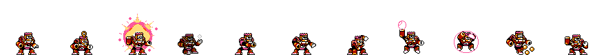Burst Man (C.Puncher Alt) | Base Sprite Right