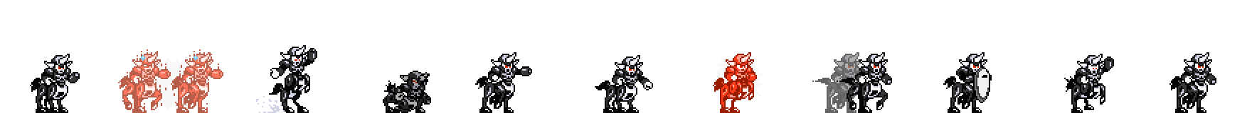 Centaur Man (Darkness Alt) | Base Sprite Right