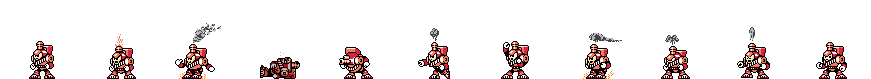Charge Man (Weapon Alt) | Base Sprite Left