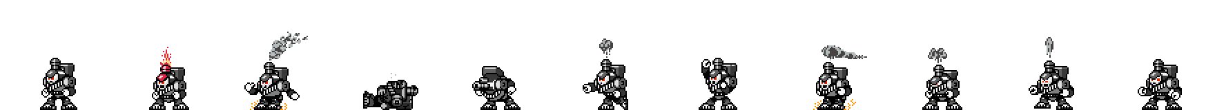 Charge Man (Darkness Alt) | Base Sprite Left