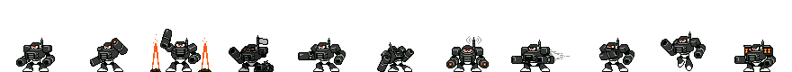 Commando Man (Darkness Alt) | Base Sprite Left