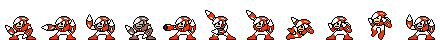 Crash Man (Prototype Alt) | Base Sprite Left