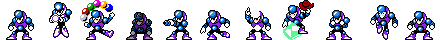 Crystal Man (Amethyst Alt) | Base Sprite Left