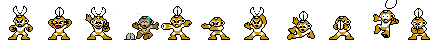 Cut Man (Yellow Alt) | Base Sprite Left