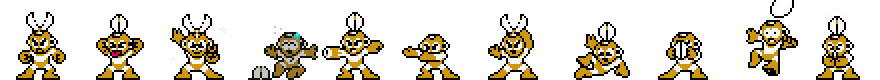 Cut Man (Yellow Alt) | Base Sprite Left