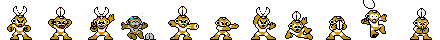 Cut Man (Yellow Alt) | Base Sprite Right