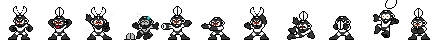 Cut Man (Darkness Alt) | Base Sprite Left