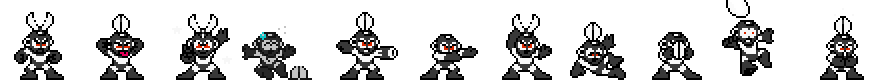 Cut Man (Darkness Alt) | Base Sprite Right