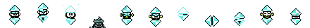 Diaymon (Aquamarine Alt) | Base Sprite Right