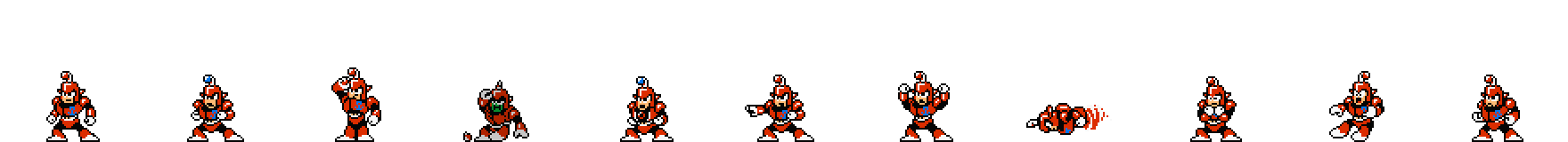 Dive Man (Crimson Alt) | Base Sprite Left