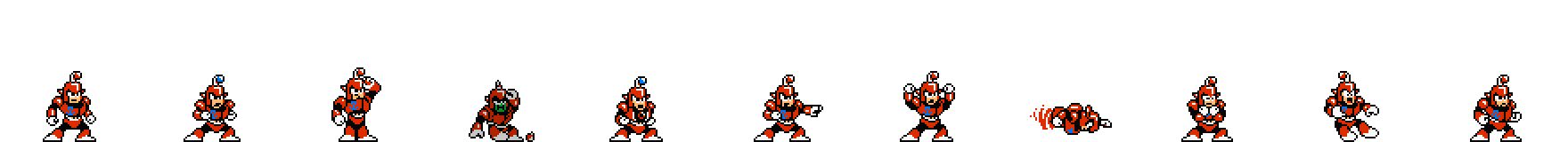 Dive Man (Crimson Alt) | Base Sprite Right